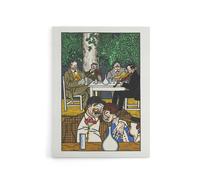 Artery8 Musicians At The Heuriger Music Moriz Jung Canvas Wall Art Print | Size: W18" x H24" Artery8 Multicolor W18" x H24"