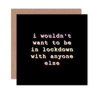 Artery8 My Type Lockdown With You Love Valentines Card Artery8 Multicolor