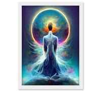 Doppelganger33 LTD Mystical Psychic Spiritual Dream Artwork Framed Wall Art Print A4