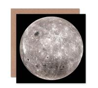 Artery8 Nasa Far Dark Side Of The Moon Photograph Space Greeting Card Artery8 Multicolor
