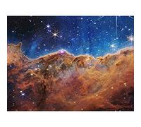 Artery8 NASA James Webb Space Telescope Cosmic Cliffs in the Carina Nebula NGC 3372 NIRCam Image Extra Large XL Wall Art Poster Print