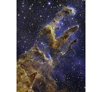 Artery8 NASA James Webb Space Telescope Pillars of Creation Eagle Nebula Large XL Wall Art Canvas Print