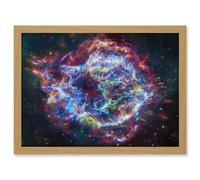 Artery8 NASA James Webb Telescope Cassiopeia A (Cas A) Composite Living Room Artwork Framed A3 Wall Art Print