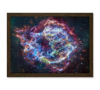 Artery8 NASA James Webb Telescope Cassiopeia A (Cas A) Composite Living Room Artwork Framed A3 Wall Art Print