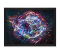Artery8 Nasa James Webb Telescope Cassiopeia A (Cas A) Composite Wall Art Print - A4 Size