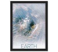 Artery8 Nasa Our Solar System Earth Image Kamchatka Volcanoes Wall Art Print - A4 Size