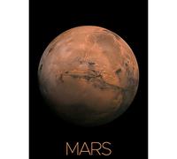 Artery8 NASA Our Solar System Mars Planet Hemisphere Image Unframed Art Print Poster Wall Decor 12x16 inch