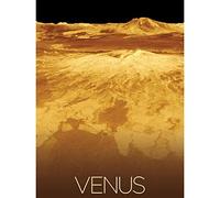 Artery8 NASA Our Solar System Venus Planet Sapas Mons Unframed Art Print Poster Wall Decor 12x16 inch