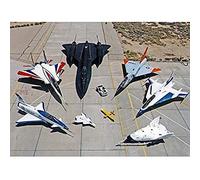 Artery8 NASA Research Aircraft Fleet Dryden Center Unframed Wall Art Print Poster Home Decor Premium