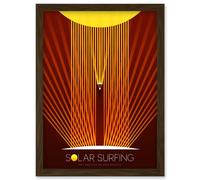 Artery8 NASA Solar Surfing Innovative Advanced Concepts Living Room Artwork Framed Wall Art Print A4