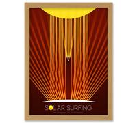Artery8 NASA Solar Surfing Innovative Advanced Concepts Living Room Artwork Framed Wall Art Print A4
