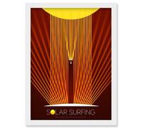 Artery8 NASA Solar Surfing Innovative Advanced Concepts Living Room Artwork Framed Wall Art Print A4
