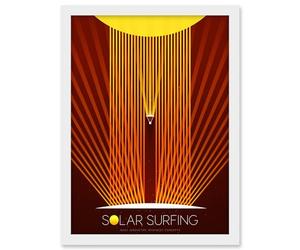 Artery8 NASA Solar Surfing Innovative Advanced Concepts Living Room Artwork Framed A3 Wall Art Print
