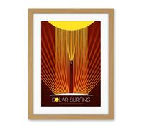 Artery8 NASA Solar Surfing Innovative Advanced Concepts Living Room Artwork Framed Wall Art Print 18X24 Inch