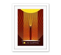 Artery8 NASA Solar Surfing Innovative Advanced Concepts Living Room Artwork Framed Wall Art Print 18X24 Inch