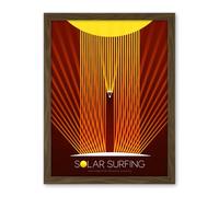 Artery8 NASA Solar Surfing Innovative Advanced Concepts Living Room Artwork Framed Wall Art Print 18X24 Inch