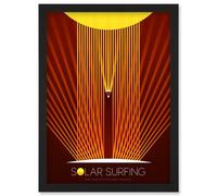 Artery8 Nasa Solar Surfing Innovative Advanced Concepts Wall Art Print - A4 Size