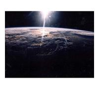 Artery8 NASA Sunlight Over Earth Discovery Orbiter Extra Large XL Wall Art Poster Print