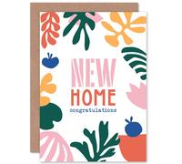 Artery8 New Home Congratulations Abstract Greetings Card Artery8 Multicolor