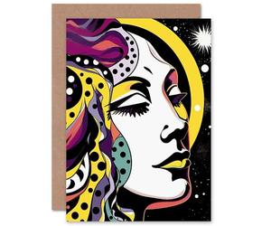 Artery8 New Moon New Beginnings Custom Greeting Card Personalised Message Inside for Wife Her Mum Sister Daughter Mom Gran Nan Birthday Thank You Witchy