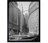 Artery8 New York City Bowling Green Park Vintage Photo Unframed Wall Art Print Poster Home Decor Premium