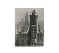 Artery8 New York City view Alfred Stieglitz Canvas Wall Art Print in Grey | Size: W18" x H24" Artery8 Grey W18" x H24"