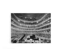 Artery8 New York Metropolitan Opera Hoffmann Concert Canvas Wall Art Print in Grey | Size: W18" x H24" Artery8 Grey W18" x H24"