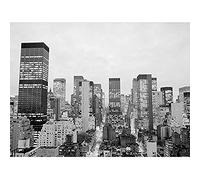 Artery8 New York Midtown Manhattan Skyscrapers 1975 Unframed Wall Art Print Poster Home Decor Premium