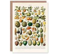 Artery8 Nouveau Larousse Illustre Art Card Fruits and Vegetables