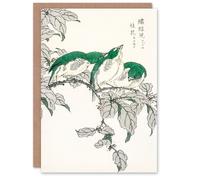 Artery8 Numata Kashu Art Card White Eye and Osmanthus Japanese