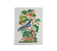 Artery8 Nuthatch Bird Hazel Oak & Bramble Bolton Canvas Wall Art | Size: W12" x H16" Artery8 Multicolor W12" x H16"