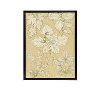 Artery8 Oak Leaves & Acorns Botanical Jones Vintage Framed Canvas Wall Art in Beige | Size: W24" x H32" Artery8 Beige W24" x H32"