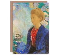 Artery8 Odilon Redon Art Card Baroness of Domecy Portrait