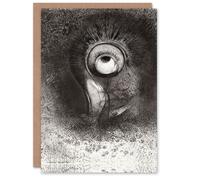 Artery8 Odilon Redon Art Card First Vision Attempted by the Flower