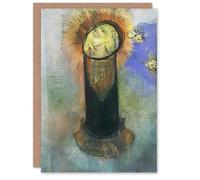 Artery8 Odilon Redon Art Card Head of John the Baptist on Pillar