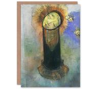Artery8 Odilon Redon Art Card Head of John the Baptist on Pillar