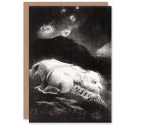 Artery8 Odilon Redon Art Card Life Awakening in Obscure Matter