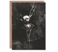 Artery8 Odilon Redon Art Card Pale Figure in Maze of Branches