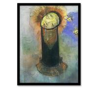 Artery8 Odilon Redon Framed Wall Art Print Head of John the Baptist on Pillar | Size: A3 Artery8 Multicolor A3