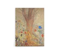 Artery8 Odilon Redon The Buddha Premium Canvas Wall Art Print in Beige | Size: W12" x H16" Artery8 Beige W12" x H16"
