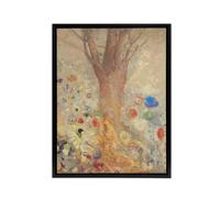 Artery8 Odilon Redon The Buddha Premium Framed Canvas Wall Art Print in Beige | Size: W12" x H16" Artery8 Beige W12" x H16"