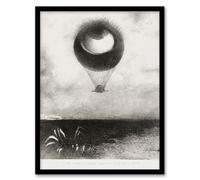 Artery8 Odilon Redon The Eye Like a Strange Balloon Framed Wall Art Print Home Décor A3