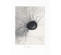 Artery8 Odilon Redon The Spider Face Features Drawing Unframed Wall Art Print Poster Home Decor Premium