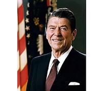 Artery8 Official Portrait US President Ronald Reagan Photo Unframed Wall Art Print Poster Home Decor Premium
