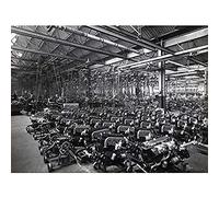 Artery8 Ogan Car Factory Wolseley Machines Vintage Photo Unframed Wall Art Print Poster Home Decor Premium