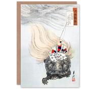 Artery8 Ogata Gekko Japanese Art Card Mizue Urashima Sea Turtle Myth
