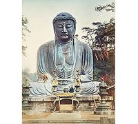 Artery8 Ogawa Bronze Buddha Daibutsu Kamakura Japan 1897 Photo Art Print Canvas Premium Wall Decor Poster Mural
