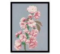 Artery8 Ogawa Kazumasa Framed Wall Art Print Cherry Blossom Flower Bloom in Pink | Size: A3 Artery8 Pink A3