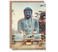 Artery8 Ogawa Kazumasa Japanese Art Card The Bronze Buddha at Kamakura