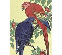 Artery8 Ohara Koson Red And Blue Parrot Japanese Painting Unframed Wall Art Print Poster Home Decor Premium